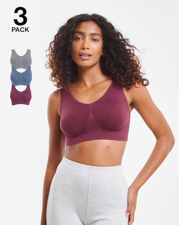 Pretty Secrets 3 Pack Plain Comfort Tops