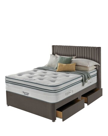 Silentnight 3000 Pocket Gel Box Top Divan Set with 4 Drawers