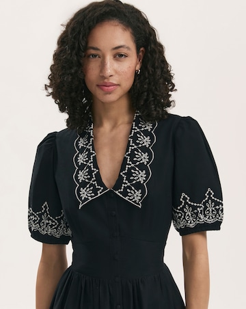 Finery London Arianna Embroidered Dress