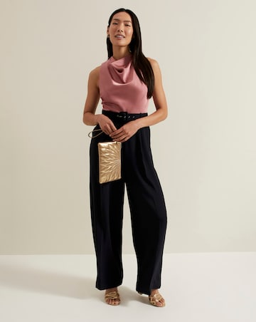 Phase Eight Sabina Satin Wide Leg Jumpsuit