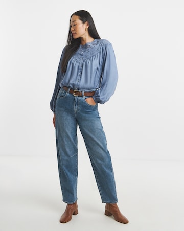 Broderie Yoke Blouse