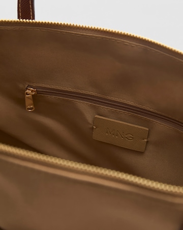 Mango Nylon Shopper Tote Bag