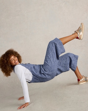 White Stuff Viola Linen Dungaree