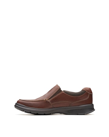 Clarks Cotrell Free Shoes Wide Fit - Tobacco