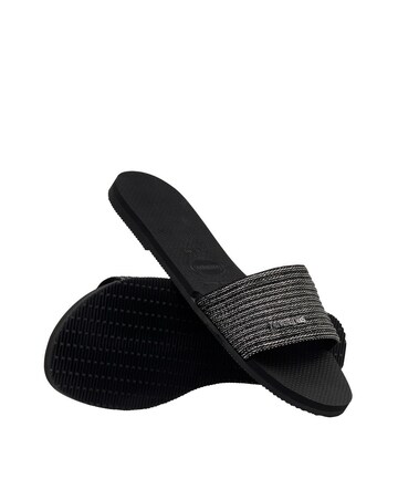 Havaianas Malta Metallic Slider Sandals