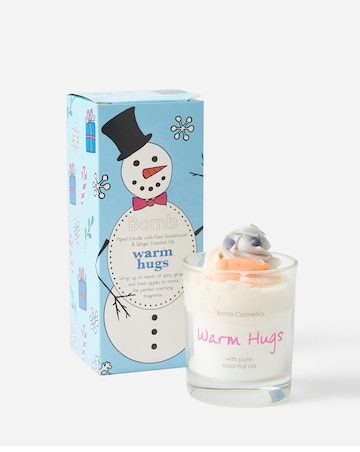 Bomb Cosmetics Warm Hugs Snowman Candle