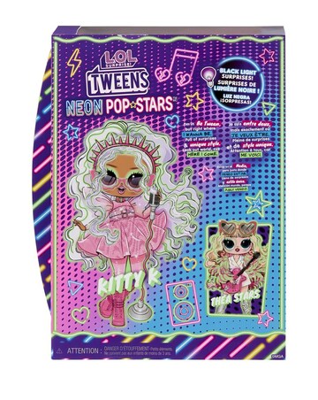 L.O.L. Surprise! Doll Tweens Neon Pop Stars Kitty K