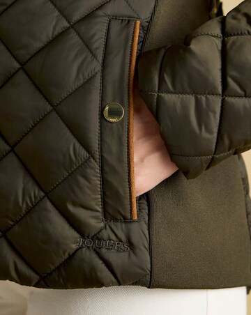 Joules Braemar Luxe Showerproof Quilted Coat