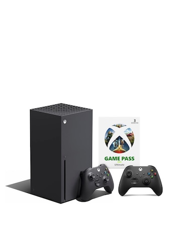 Xbox Series X, Wireless Controller & 3 Month Ultimate Game Pass Bundle