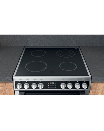 Hotpoint HDM67V8D2CX/UK 60cm Electric Double Cooker + Installation
