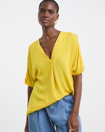 Textured Crinkle Tunic Top