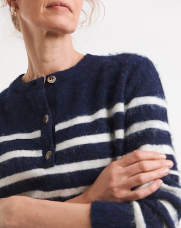 Breton Stripe Henley Jumper