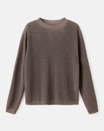 Mango Brown Crew Neck Jumper