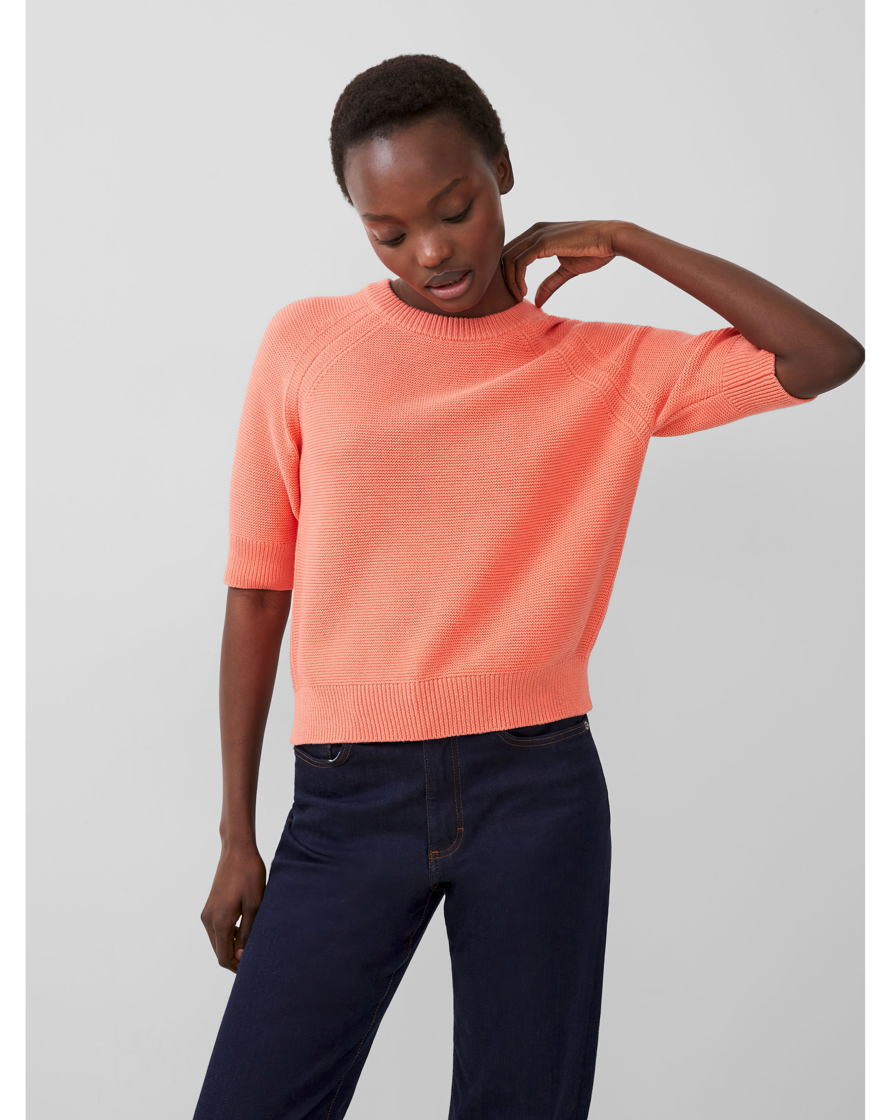 French Connection Lily Mozart Short Sleeve Top | JD Williams