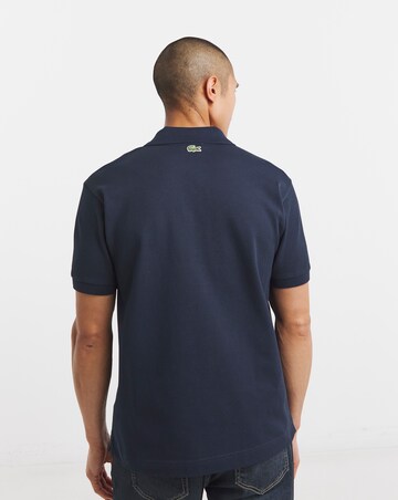Lacoste Short Sleeve Croc Logo Polo - Navy
