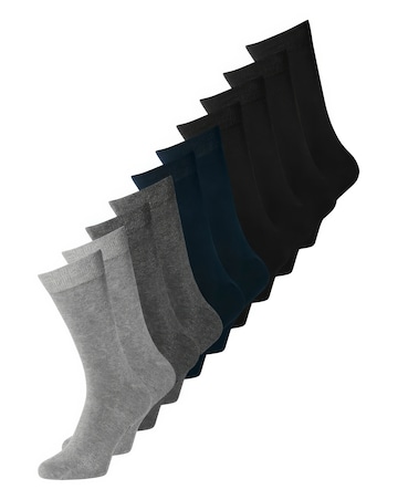 Jack & Jones Jens Logo Socks 10 Pack - Multi