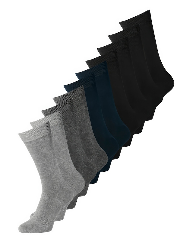 Jack & Jones Jens Logo Socks 10 Pack - Multi