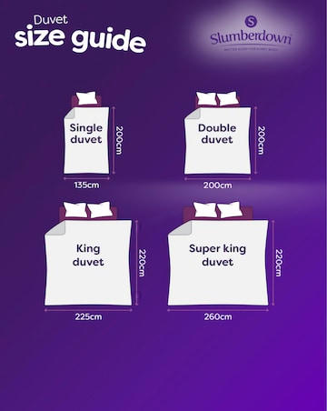 Slumberdown Feels Like Down 13.5 Tog Duvet