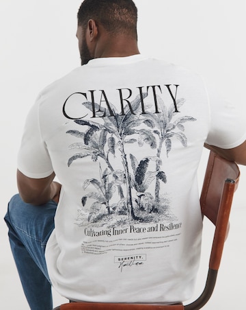 Jack & Jones Bradley Back Graphic T-Shirt - White