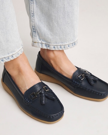 Samara Leather Loafers - Extra Wide Fit (EEE)