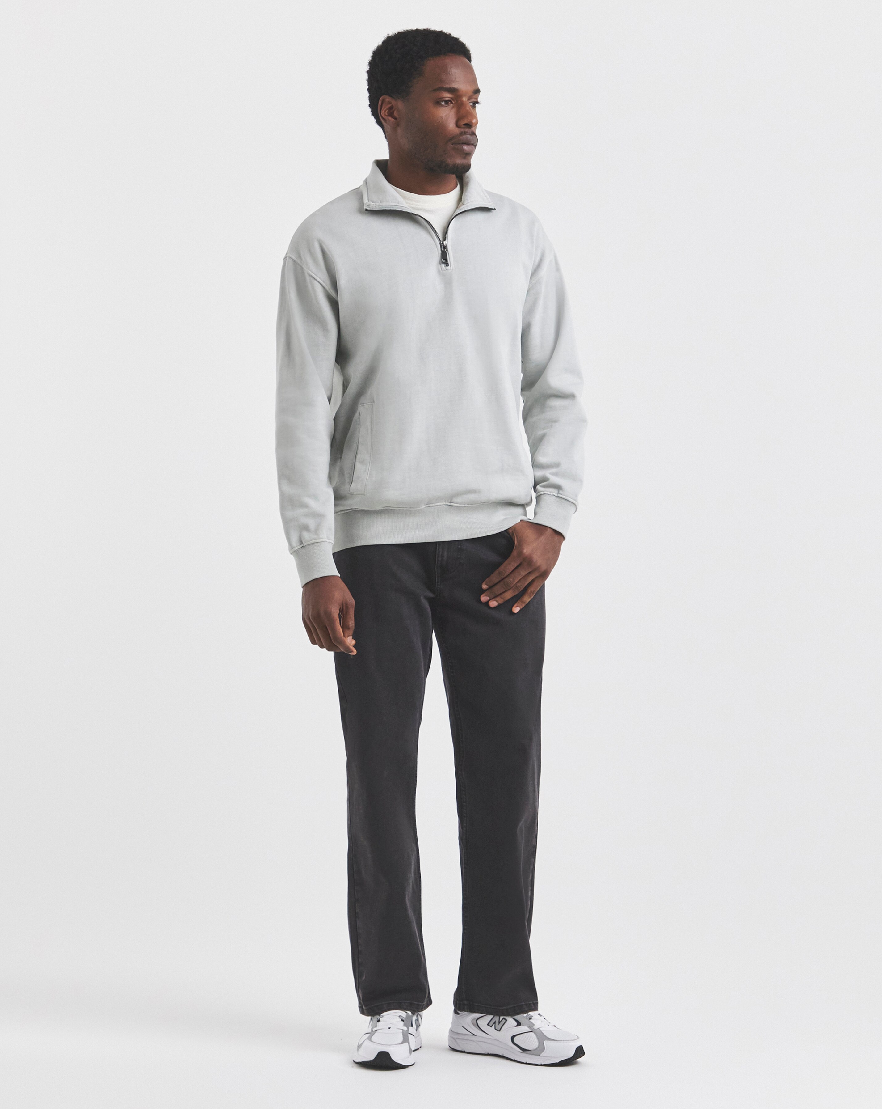 Union Loose Fit Stretch Jeans Black