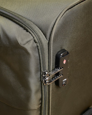 Rock Paris Cabin Suitcase - Olive Green