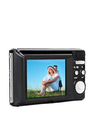 AGFA Photo Realishot DC5500 Fotocamera Digitale 24MP, Zoom 8x, Video 720p, Batteria Li-ion, Rossa, Supporto SD Fino A 32GB