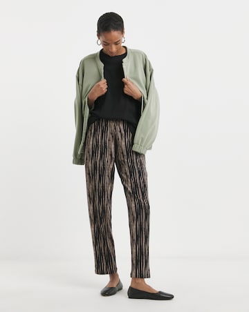 Animal Tapered Leg Jersey Trouser