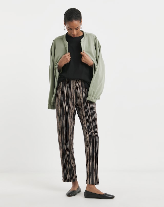 Animal Tapered Leg Jersey Trouser