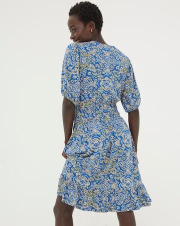 FatFace Lottie Aztec Texture Jersey Dress