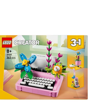 LEGO Creator 3in1 Typewriter with Flowers Toy Playset 31169