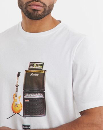 Jack & Jones Oasis Graphic T-Shirt - White