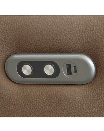 Aspire Kingsmere Leather Power Recliner Corner Sofa