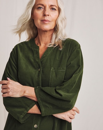 Julipa Pure Cotton Cord Midi Dress