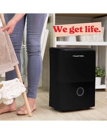 Russell Hobbs RHDH2002B 20 Litre Dehumidifier - Black