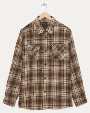 Double Pocket Check Overshirt