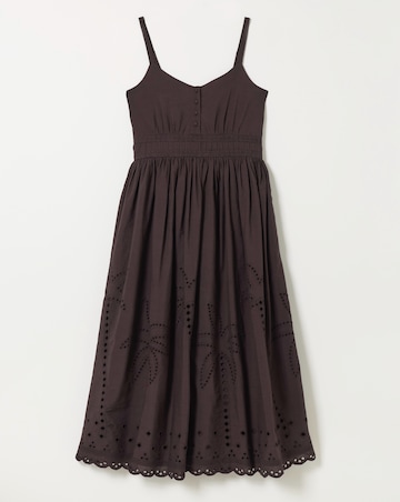 FatFace Teri Embroidered Midi