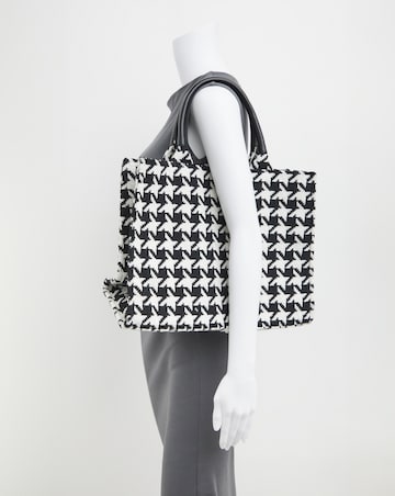 Dogtooth Canvas Tote Bag