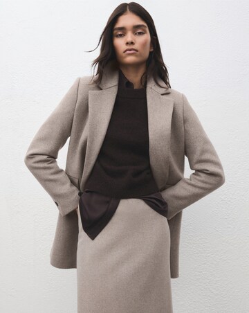 Mango Wool Mix Double Breasted Coat