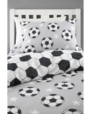 Catherine Lansfield Brushed Football Stars Duvet Cover Set