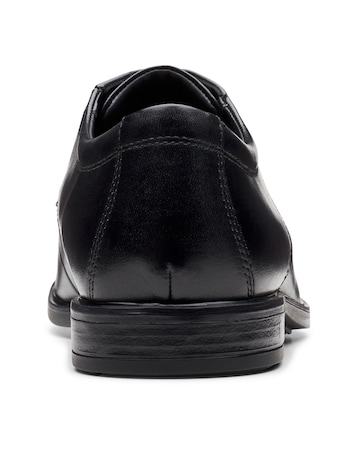 Clarks Howard Walk Leather Shoe - Black