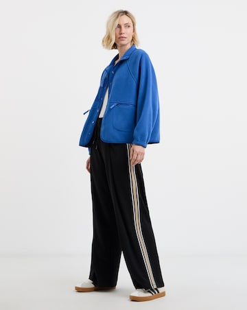 Nylon Pocket Fleece Jacket