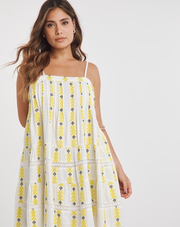 Jacquard Mini Beach Dress