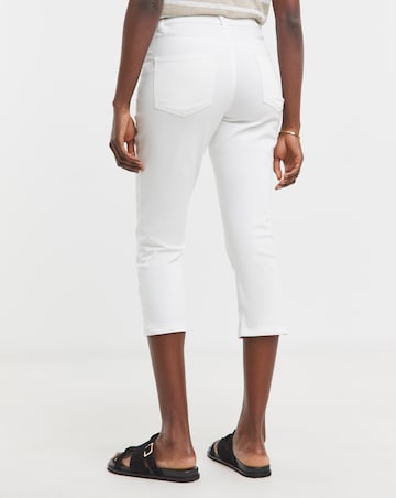 24/7 White Crop Jeans