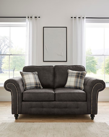 Oakland Faux Leather 2 Seater Sofa