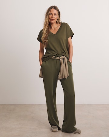 Anthology Khaki V-Neck T-Shirt