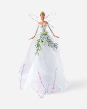 Gisela Graham Snowdrop Fairy Christmas Tree Topper