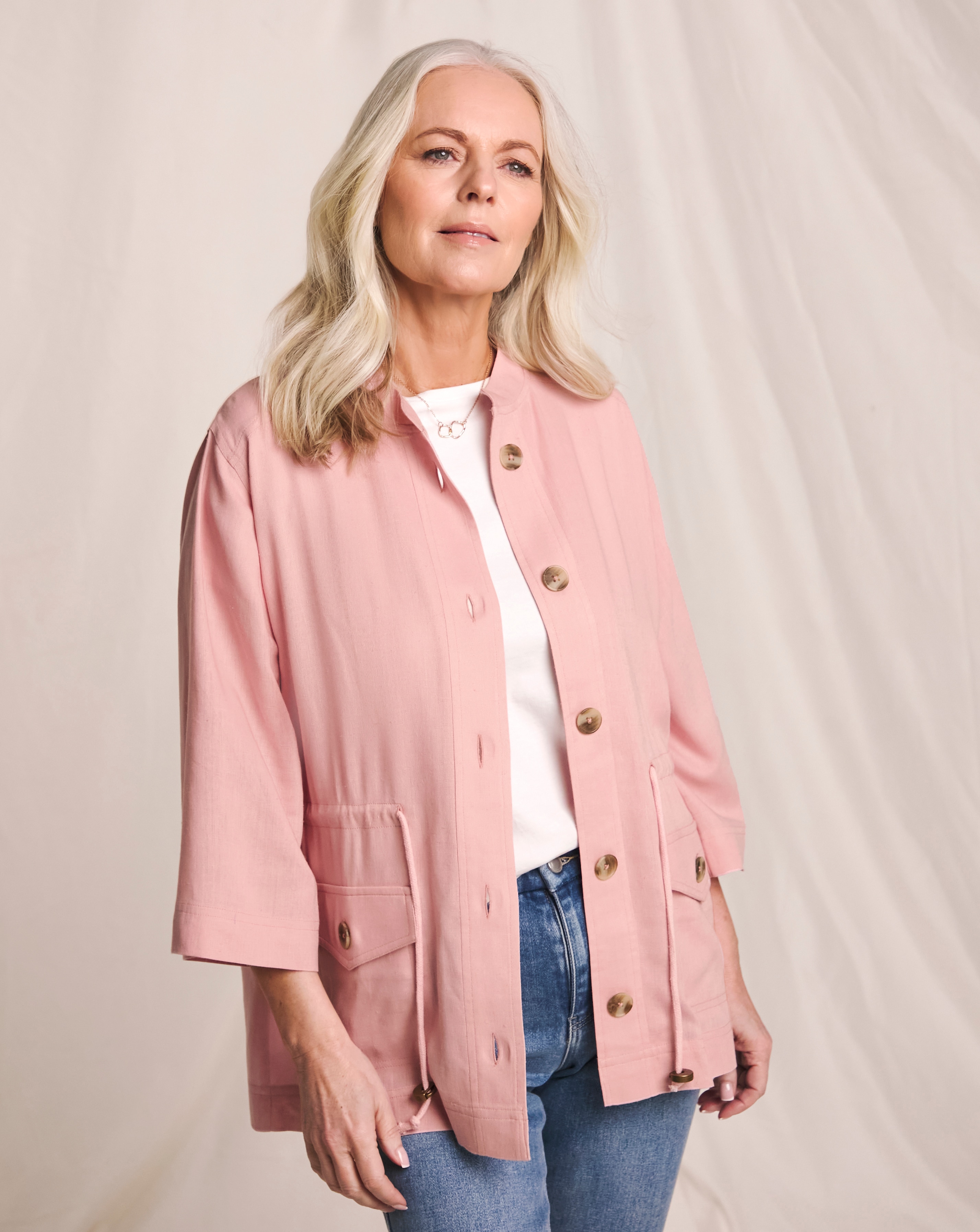 Julipa Linen Mix Jacket | JD Williams