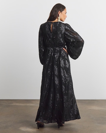 Joanna Hope Lurex Maxi Dress