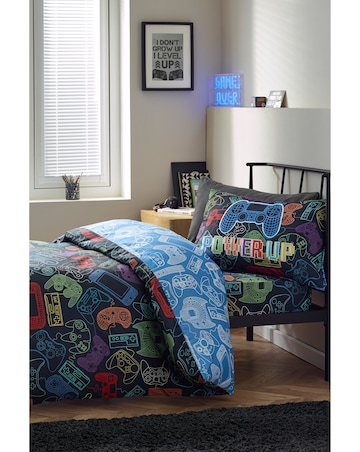 Catherine Lansfield Power Up Gamer So Soft Duvet Cover Set